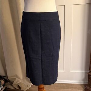 💕 J. Crew Dark Blue Pencil Skirt